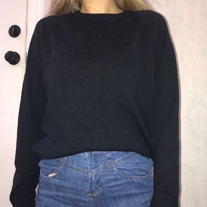 Very dark blue long sleeve shirt